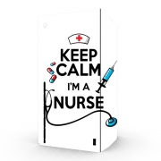 Autocollant Xbox Series X / S - Skin adhésif Xbox Keep calm I am a nurse