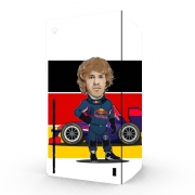 Autocollant Xbox Series X / S - Skin adhésif Xbox MiniRacers: Sebastian Vettel - Red Bull Racing Team