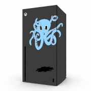 Autocollant Xbox Series X / S - Skin adhésif Xbox octopus Blue cartoon