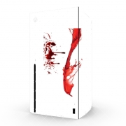 Autocollant Xbox Series X / S - Skin adhésif Xbox Flaque de sang