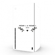Autocollant Xbox Series X / S - Skin adhésif Xbox Tampon Mariage Provence branches d'olivier