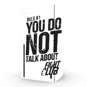 Autocollant Xbox Series X / S - Skin adhésif Xbox Rule 1 You do not talk about Fight Club