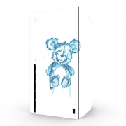 Autocollant Xbox Series X / S - Skin adhésif Xbox Teddy Bear Bleu