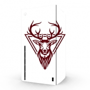 Autocollant Xbox Series X / S - Skin adhésif Xbox Vintage deer hunter logo