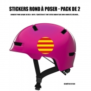 Autocollant pour casque de vélo / Moto Catalogne