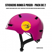 Autocollant pour casque de vélo / Moto FantaSweden Zlatan Swirl