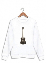 Sweatshirt AcDc Guitare Gibson Angus