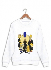 Sweatshirt Famille Adams x Simpsons