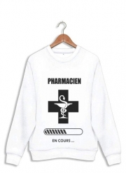 Sweatshirt Cadeau etudiant Pharmacien en cours
