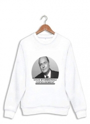 Sweatshirt Chirac Vous memmerdez copieusement