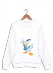 Sweatshirt Donald Duck Watercolor Art