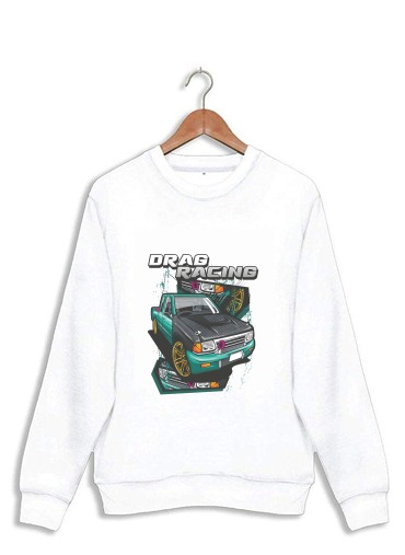 Sweatshirt Drag Racing Car