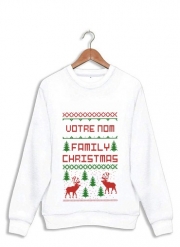 Sweatshirt Esprit de Noel avec nom personnalisable