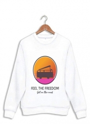 Sweatshirt Feel The freedom on the road