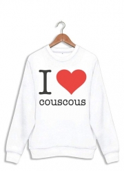 Sweatshirt I love couscous - Plat Boulette