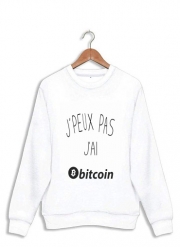 Sweatshirt Je peux pas j'ai bitcoin