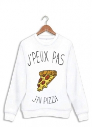 Sweatshirt Je peux pas j'ai pizza