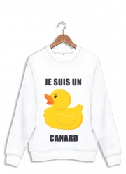 Sweatshirt Je suis un canard