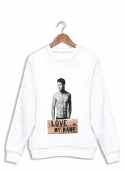 Sweatshirt Jeremy Irvine Love is my name