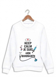 Sweatshirt Keep calm je suis aide soignante