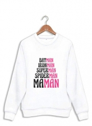 Sweatshirt Maman Super heros