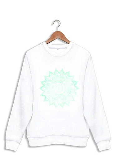 Sweatshirt Mint Bohemian Flower Mandala