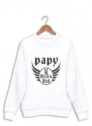 Sweatshirt Papy Rock N Roll