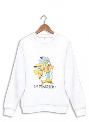 Sweatshirt Pikarick - Rick Sanchez And Pikachu 