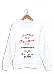 Sweatshirt Princesse et orthophoniste