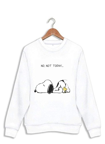 Sweatshirt Snoopy No Not Today