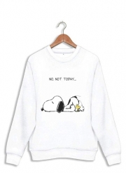 Sweatshirt Snoopy No Not Today