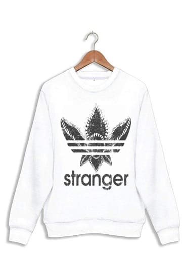 Sweatshirt Stranger Things Demogorgon Monstre Parodie Adidas Logo Serie TV