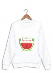 Sweatshirt Summer pattern with watermelon