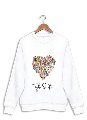 Sweatshirt Taylor Swift Love Fan Collage signature