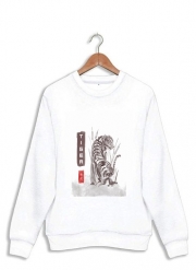 Sweatshirt Tiger Japan Watercolor Art