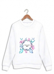 Sweatshirt Watercolor Papillon Mariage invitation