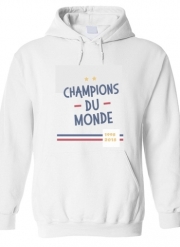 Sweat à capuche Champion du monde 2018 Supporter France