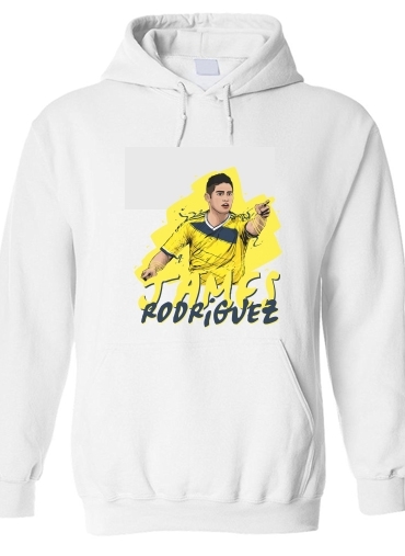 Sweat à capuche Football Stars: James Rodriguez - Colombia