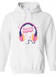 Sweat à capuche I Love Kpop Headphone