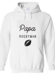 Sweat à capuche Papa Rugbyman