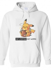 Sweat à capuche Pikachu Coffee Addict