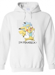 Sweat à capuche Pikarick - Rick Sanchez And Pikachu 