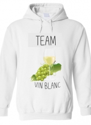 Sweat à capuche Team Vin Blanc