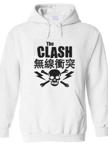 Sweat à capuche the clash punk asiatique