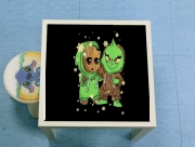 Table basse Baby Groot and Grinch Christmas