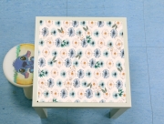 Table basse Blue & White Flowers