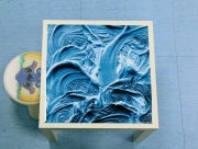 Table basse BLUE WAVES
