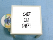 Table basse Chef Oui Chef humour