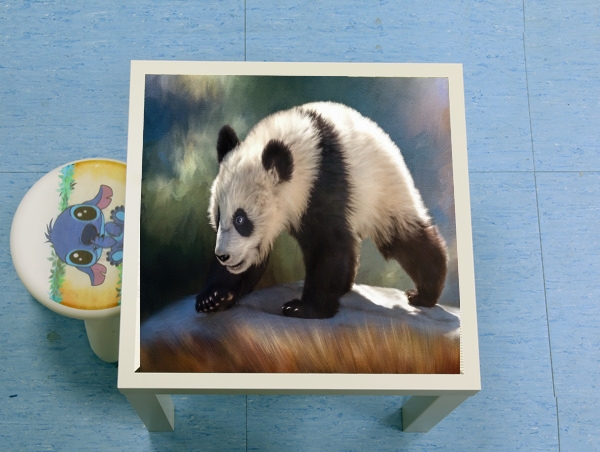 Table basse Cute panda bear baby