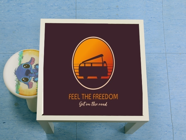 Table basse Feel The freedom on the road